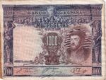 CRBS3358 BILLETE ESPAÑA 1000 PESETAS 1925 BC