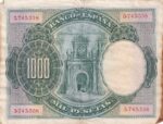 CRBS3358 BILLETE ESPAÑA 1000 PESETAS 1925 BC - Imagen 2