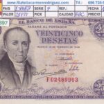 CRBS3397 BILLETE ESPAÑA 25 PESETAS 1946 SERIE F EBC