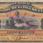 CRBX0198 BILLETE CARIBE 5 PESOS 1896 EBC