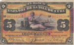CRBX0198 BILLETE CARIBE 5 PESOS 1896 EBC