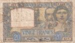 CRBX0902 BILLETE FRANCIA 20 FRANCOS 1941 BC