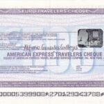 CRBX1012 CHEQUE VIAJEROS AMERICAN EXPRESS 500 EUROS EBC
