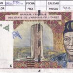 CRBX1152 BILLETE AFRICA OESTE 10000 FRANCOS BC