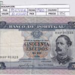 CRBX1226 BILLETE PORTUGAL 50 ESCUDOS 1960 BC