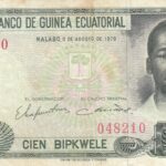 CRBX1278 BILLETE GUINEA ECUATORIAL 100 BIPKWELE 1979 MBC