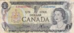 CRBX1335 BILLETE CANADA 1 DÓLAR USADO