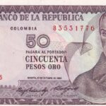CRBX1343 BILLETE COLOMBIA 50 PESOS 1984 SIN CIRCULAR