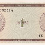 CRBX1364 BILLETE CUBA 1 PESO SERIE D SIN CIRCULAR