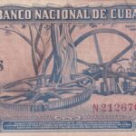CRBX1369 BILLETE CUBA 10 PESOS 1960 USADO