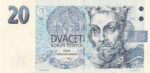 CRBX1605 BILLETE CHECOSLOVAQUIA 20 KORUN 1994 MBC
