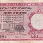 CRBX2123 BILLETE NIGERIA 1 POUND  USADO