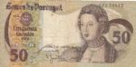 CRBX2183 BILLETE PORTUGAL 50 ESCUDOS 1968 BC