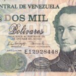 CRBX2385 BILLETE VENEZUELA 2000 BOLIVARES 1998 MBC