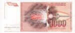 CRBX2410 BILLETE YUGOSLAVIA 1000 DINARAS 1990 SIN CIRCULAR - Imagen 2