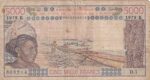 CRBX2538 BILLETE SENEGAL 5000 FRANCOS 1978 BC