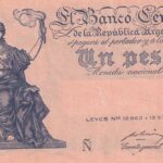 CRBX2605 BILLETE ARGENTINA 1 PESO MBC