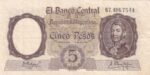 CRBX2606 BILLETE ARGENTINA 1 PESOS MBC