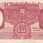 CRBX2607 BILLETE ARGENTINA 10 PESOS MBC