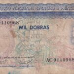 CRBX2659 BILLETE STO. THOME Y PRINCIPE 1000 DOBRAS 1977 SERIE AC MC