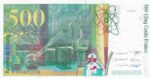 CRBX2668 BILLETE FRANCIA 500 FRANCOS 1994 MBC+ SERIE K - Imagen 2