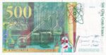 CRBX2673 BILLETE FRANCIA 500 FRANCOS 1994 MBC+ SERIE R - Imagen 2