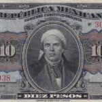 CRBX2678 BILLETE MEXICO 10 PESOS 1915 SERIE I BC+