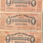 CRBX2681 LOTE 7 BILLETE MEXICO (CHIHUAHUA) 20 PESOS 1915 BC