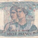 CRBX2689 BILLETE FRANCIA 1000 FRANCOS 1946 MC