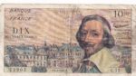 CRBX2714 BILLETE FRANCIA 10 NUEVOS FRANCOS 1959 BC