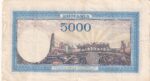 CRBX2726 BILLETE RUMANIA 5000 LEI 1943 BC - Imagen 2