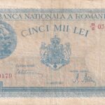 CRBX2727 BILLETE RUMANIA 5000 LEI 1945 BC