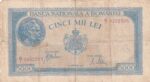 CRBX2728 BILLETE RUMANIA 5000 LEI 1943 BC-