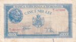 CRBX2731 BILLETE RUMANIA 5000 LEI 1943 BC-