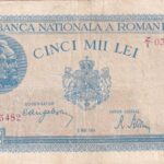 CRBX2732 BILLETE RUMANIA 5000 LEI 1944 BC