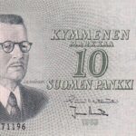 CRBX2753 BILLETE FINLANDIA 10 MARKKAA 1963 SERIE K SIN CIRCULAR