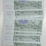 CRBX2770 LOTE 17 BILLETES SUECIA 10 KRONOR DIFERENTES FECHAS Y CALIDADES
