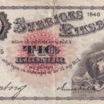 CRBX2792 BILLETE SUECIA 10 KRONOR 1940 SERIE R BC