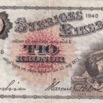CRBX2793 BILLETE SUECIA 10 KRONOR 1940 SERIE C MBC