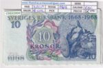 CRBX2804 BILLETE SUECIA 10 KRONOR 1968 EBC