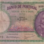 CRBX2835 BILLETE PORTUGAL 20 ESCUDOS 1961 BC