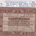 CRBX2861 BILLETE PAISES BAJOS 1 GULDEN 1938 P-61 BC