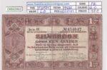 CRBX2862 BILLETE PAISES BAJOS 1 GULDEN 1938 P-61 BC