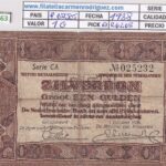 CRBX2863 BILLETE PAISES BAJOS 1 GULDEN 1938 P-61 BC