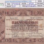 CRBX2875 BILLETE PAISES BAJOS 1 GULDEN 1938 P-61 BC