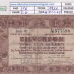 CRBX2880 BILLETE PAISES BAJOS 1 GULDEN 1938 P-61 BC