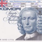 CRBX2936 BILLETE INGLATERRA PRUEBA SIN CIRCULAR