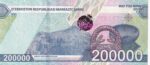 CRBX2956 BILLETE UZBEKISTAN 200000 SOM 2022 SIN CIRCULAR