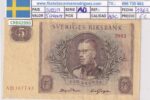 CRBX2990 BILLETE SUECIA 5 CORONAS 1963 MBC