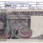 CRBX2996 BILLETE ITALIA 10000 LIRAS 1976 BC+